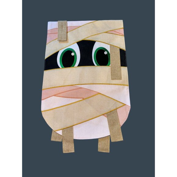 Halloween Mummy Garden Flag 12.5" x 18" Weather Fade Resistant  Appliqué - Picture 11 of 11